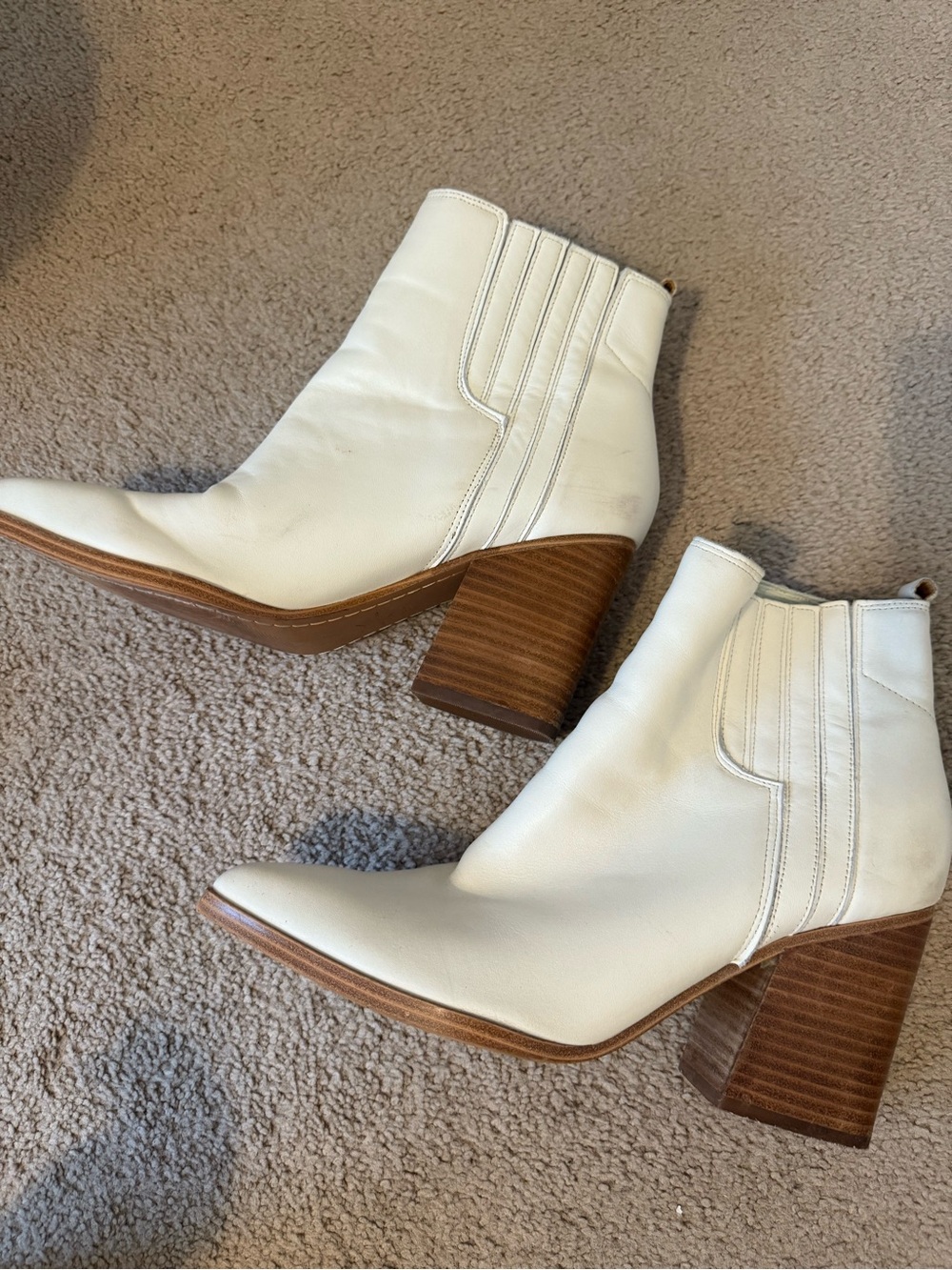 Marc Fisher Women’s Matter Chelsea White Boots